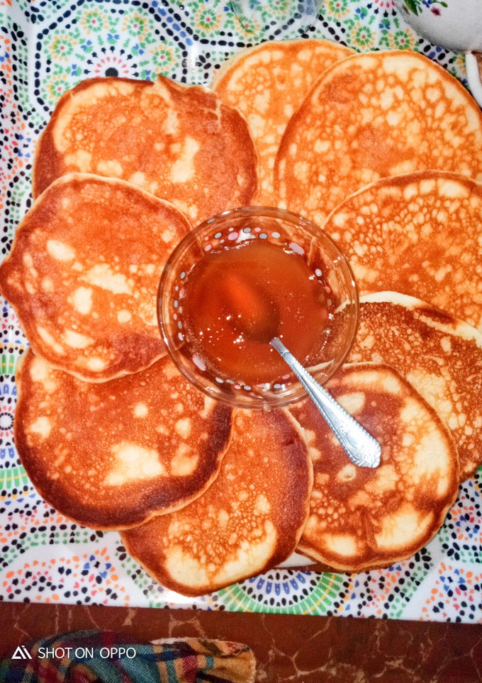 صورة لوصفة بان كيك المقلاة
