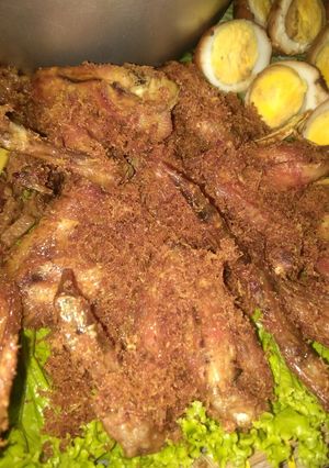 Foto resep Daging ayam serundeng