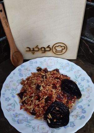 عکسی از دستور لبو پلو🍽