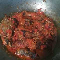 รูปของ Ikan tongkol sambal terasi