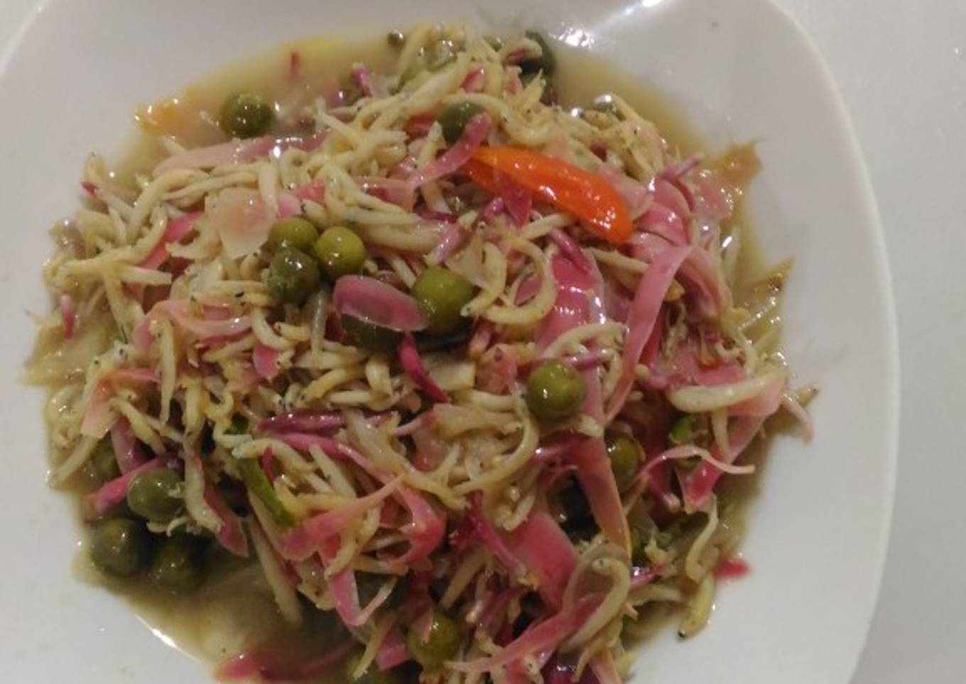 Tumis ikan teri medan