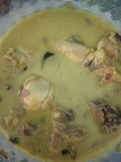 Foto resep Jantung Pisang-Ayam Bumbu Padang