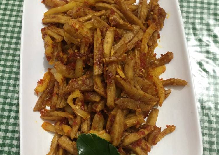 Recipe: Perfect Balado Bakso Goreng