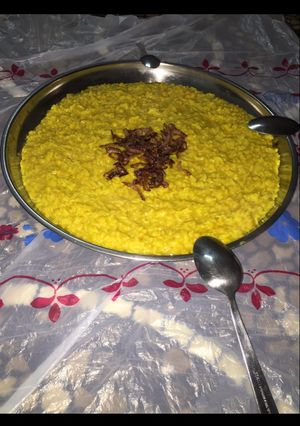 صورة لوصفة رز بعدس