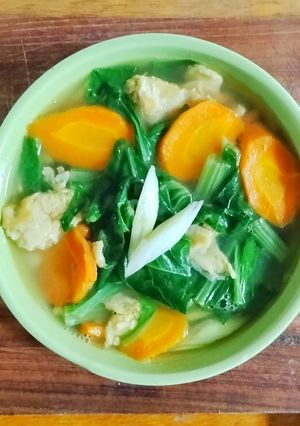 Foto resep Cah Sawi Telur Orak Arik