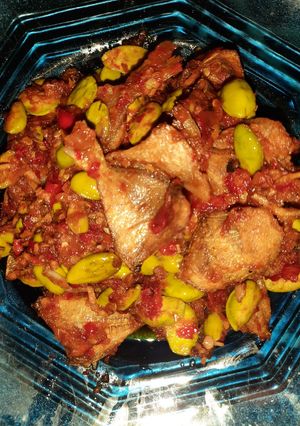 Foto resep Ikan Asin sambal petai