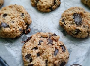 Foto resep Banana oat choco cookie