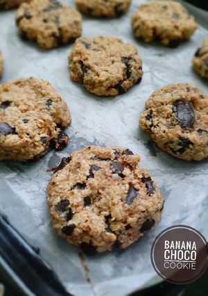 Foto resep Banana oat choco cookie