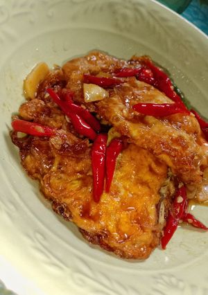 Foto resep Tumis telor ceplok kecap