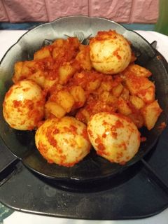 Foto resep Lado Kentang+Telor Simpel