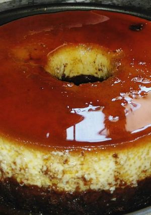 Una foto de Torta Imposible o chocoflan