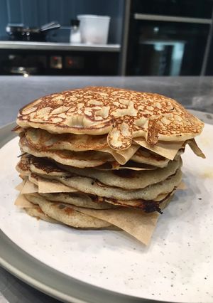 A picture of Vegan Buckwheat Flour Pancakes.