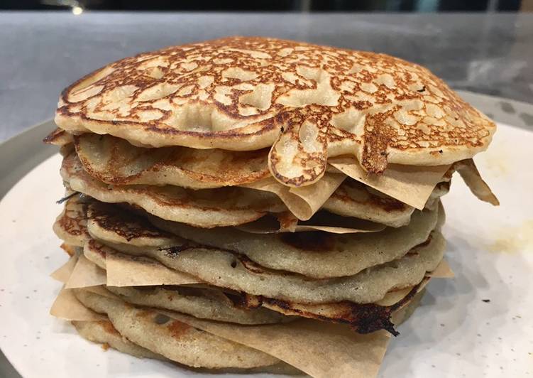 Steps to Make Speedy Vegan Buckwheat Flour Pancakes