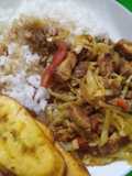 Pollo con vegetales (a mi manera) con arroz