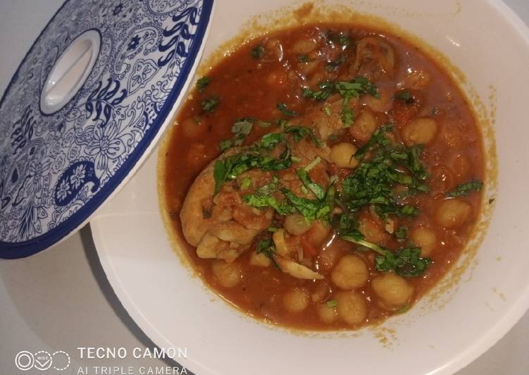 Recipe of Any-night-of-the-week Murg cholay /chicken chana