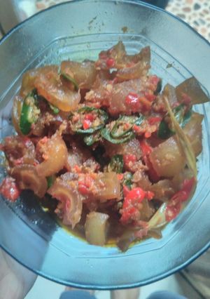 Foto resep Tumis kikil cabe ijo