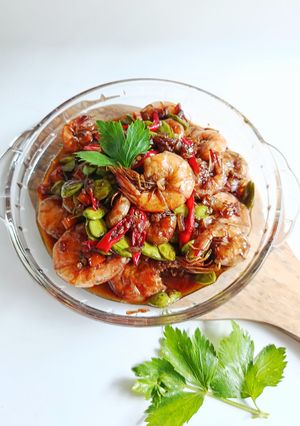 Foto resep Tumis Udang Pete