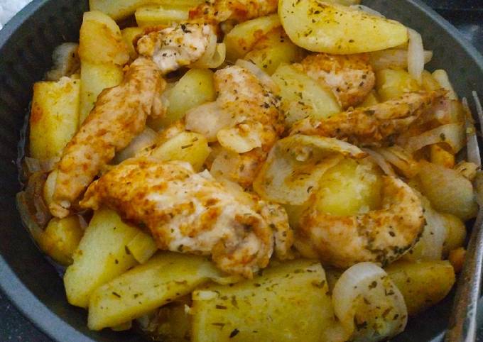 Yuk intip, Bagaimana cara buat Kentang Ayam Oven  lezat