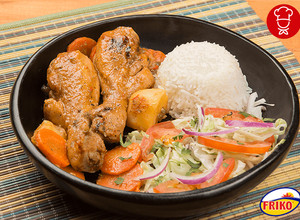 Una foto de Guiso de Muslos de Pollo Friko