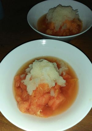 Foto resep PPJ (pepaya pir jeruk nipis)
