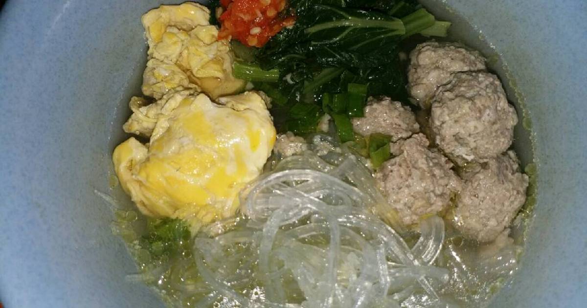 Resep  Bakso  bihun KW no tepung DEBM  Diet oleh Risma 