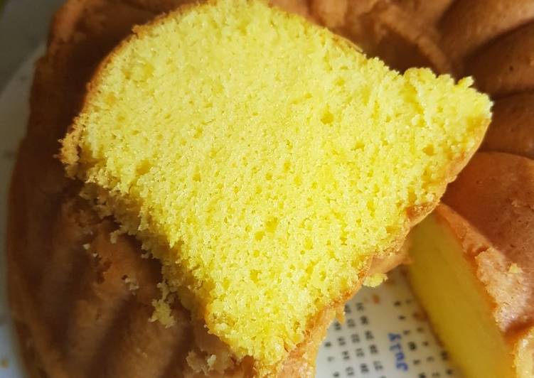 Resep Butter Cake super lembut tanpa pengembang yang Lezat Sekali
