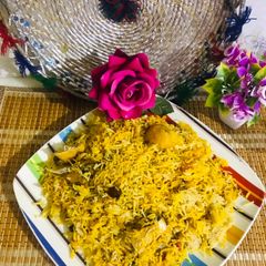 Punjabi chicken pulao A picture of Punjabi chicken pulao.