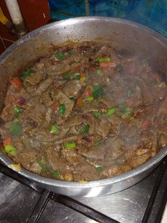 صورة لوصفة كبده اسكندراني بتكاتي وبجد تحفه 😋😋