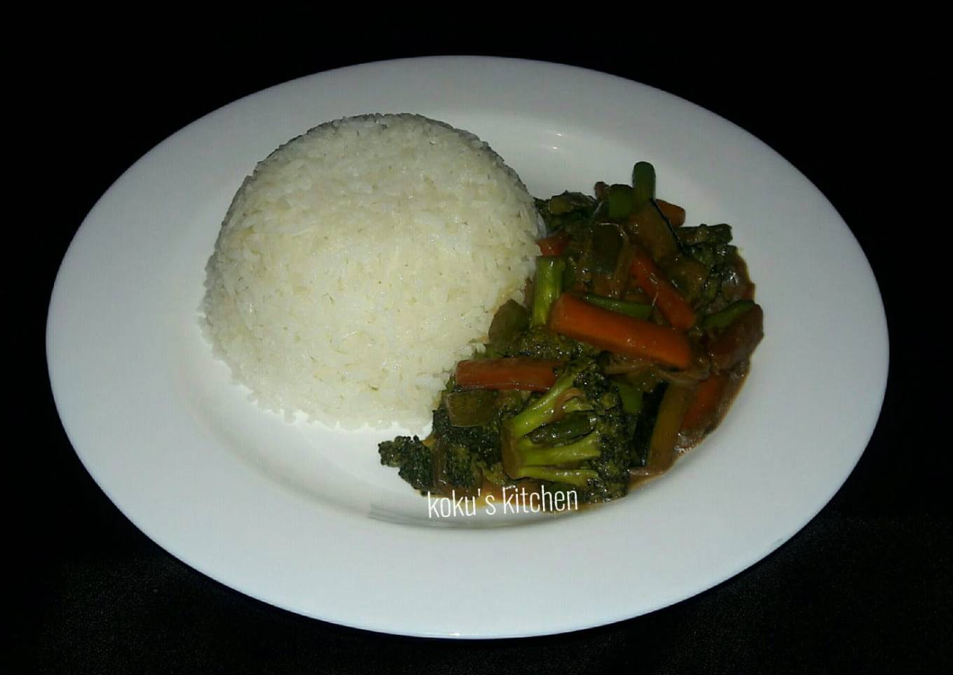 Stir fried veggies