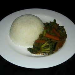 Stir fried veggies A picture of Stir fried veggies.