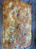 Pastel de calabacín con queso Ricota