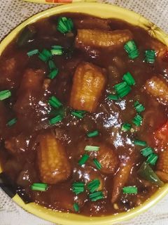 बेबी-कॉर्न मंचूरियन (Baby corn manchurian recipe in hindi) रेसिपी मुख्य फोटो