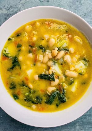 Foto di Zuppa di patate e fagioli