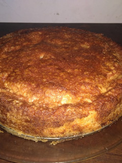 Una foto de Budín de manzana