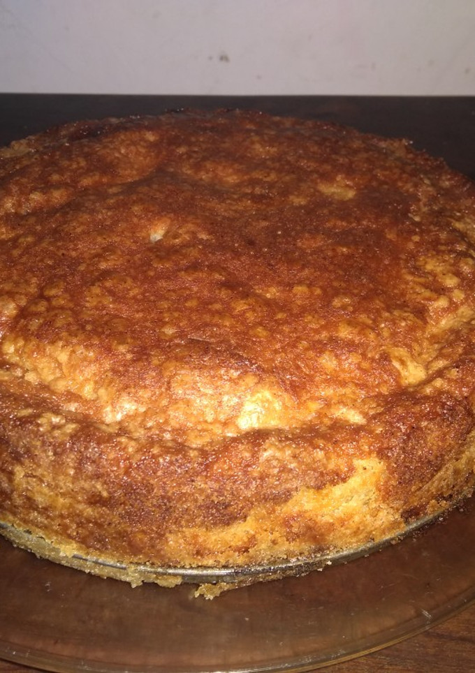 Una foto de Budín de manzana