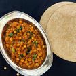 White peas masala curry