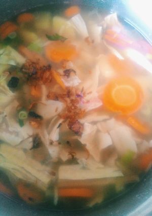 Foto resep Sop kembang tahu
