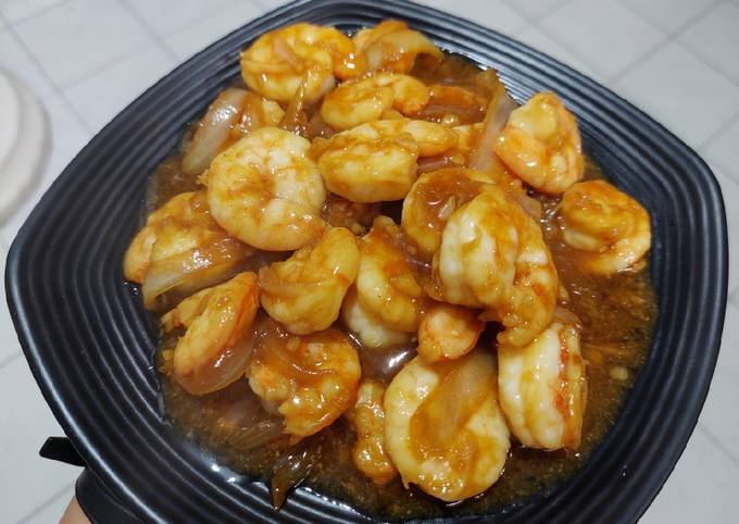 Udang saus mentega