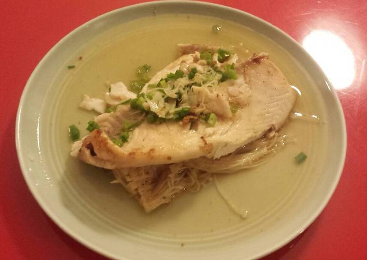 Recipe of Speedy Sake Glazed Fish with Enoki