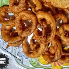 A picture of Crispy onion rings.