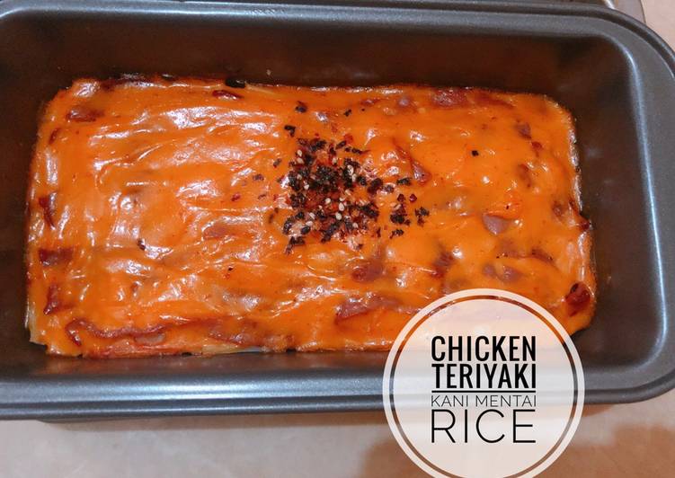 Bagaimana Membuat Chicken Teriyaki Kani Mentai Rice Anti Gagal