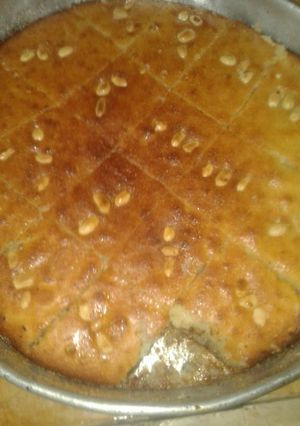 صورة لوصفة بسبوسه هشه
