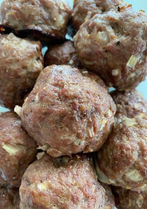 Foto de Bolinho de carne assado