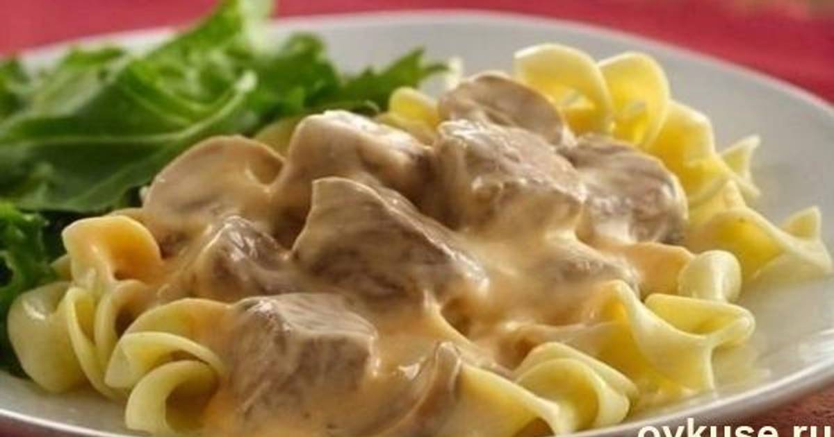 Бефстроганов Из Курицы Фото