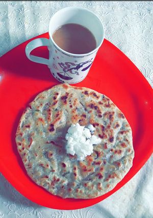 A picture of Aloo Paratha.