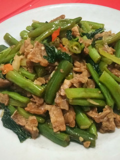 Foto resep Tumis Busate (Buncis, Sawi, Tempe)