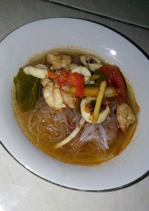 Foto resep Udang Cumi Kuah Tomyum