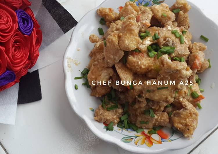 RESEP gurameh saos TELOR ASIN. SIMPLE DAN GAMPANG