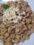Champignones en salsa alfredo