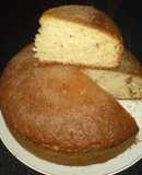 Bizcochuelo de lima y nueces